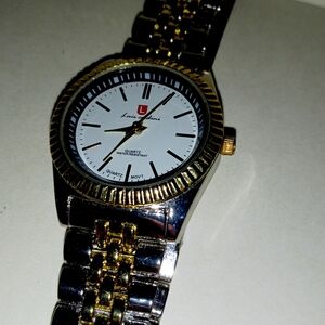 Silver and Gold Quartz Watch